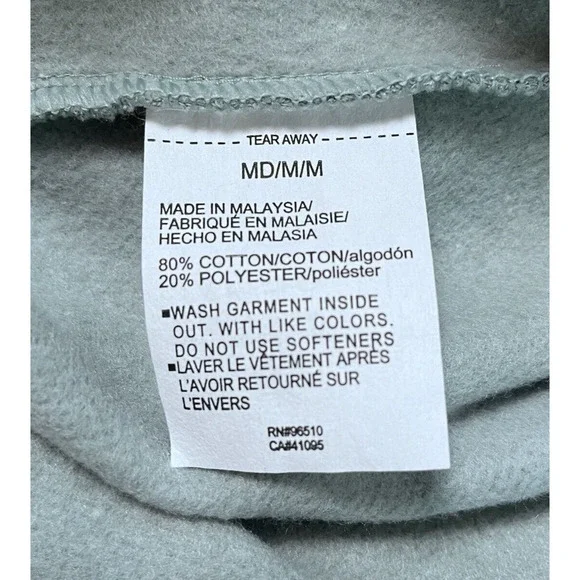 Under Armour Rival Fleece Wrap Neck Pullover Green Gray Speckled Womens Medium - Picture 8 of 15